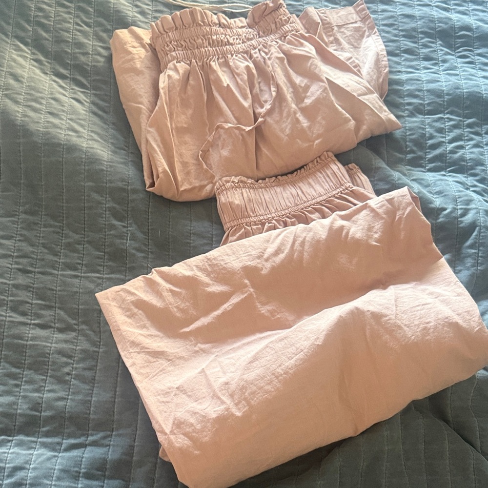 Free People Corfu Wide Leg Pants set - Picture 4 of 4